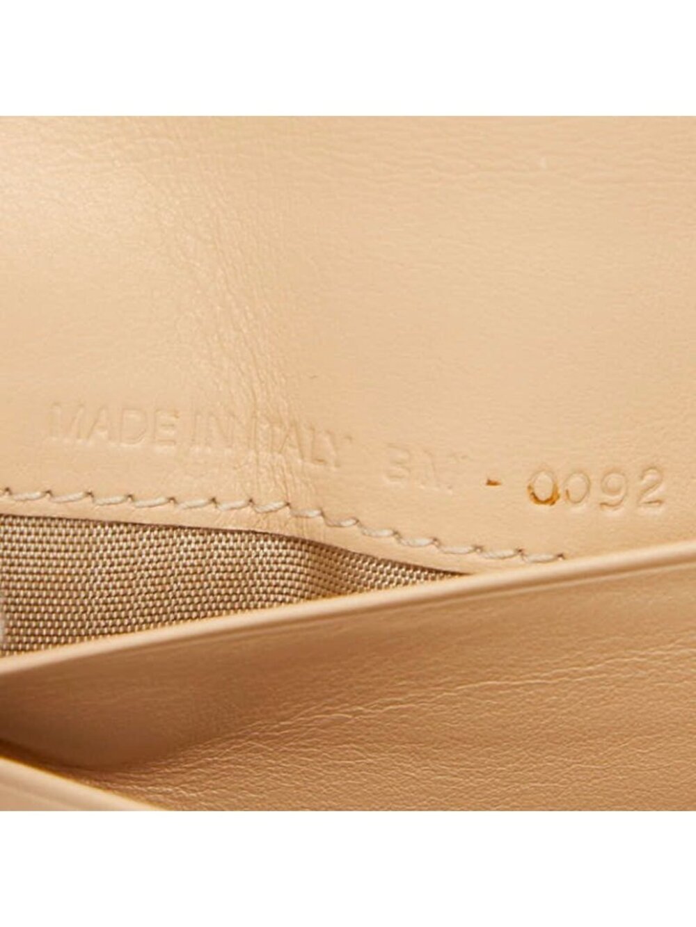 Dior Trotter Jacquard Card Case Bifold Beige Brown Canvas Leather - Picture 9 of 9